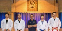 حضور کادرفنی تیم ملی در سالن تمرینات انفرادی ۴ ملی پوش کاراته